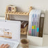 Marte Vanci Plastic Storage Box with Lid Portable A4 File Box with Handle Clear Project Case Bin A4 Letter Paper Document Organizer Storage Contai...