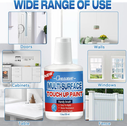 White Touch Up Paint, Multi-Surface Touch Up Paint Pen for Chips and Scratches, White Paint for Walls, for Wall Enamel Furniture Appliance Porcela...