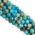 4/6/8/10mm Blue Imperial Jasper Gemstone Loose Beads Round Beads 15.5" Per Strand...