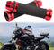 Universal 7/8" 22mm Motorcycle Handlebar Grips - Gel Rubber Compatible with Chopper, Cruiser, Street, Dirt Bike...