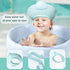Shower Cap for Kids,Baby Shower Cap Protection Eye Ear for Toddler, Baby, Kids, Children (Blue)...