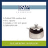 RSVP International Stainless Steel Sugar Bowl Container with Lid and 4.5" Spoon, 8 oz Capacity...