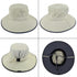 EINSKEY Women's Ponytail Sun Hat, Packable Wide Brim Large Head Bucket Hat for Fishing Hiking Gardening Safari Beach Pool...