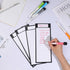 4Pcs Magnetic Note Pads, 4"x12" Memo Grocery List Whiteboard for Fridge, Shopping to Do List with 5 Markers and Eraser for Home Kitchen...