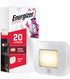 Energizer Motion-Activated LED Path Light, Wireless, 20 Lumens, Battery Powered, White, Ideal for Hallway, Entryway, Stairs, Pathway, Night Light,...