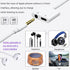 Headphone Adapter for iPhone, 2-in-1 Headphone Splitter, Dongle for iPhone with 3.5mm AUX Audio Jack and 60W Charging Port Compatible with iPhone ...