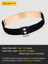 Chuangdi 2 Pieces Women's Mirror Stretch Waist Dress Belt Skinny Belt for Women Dress Waist Belt Metal Mirror Elastic Belt...