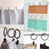 JANYUN 120 Pack Clip Hook Set Stainless Curtain Clips for Curtain Photos Home Decoration Art Craft Dispaly Hang Clip (Black)...