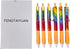 Fengtaiyuan Rd01OilyBx6, 6 Count, Black Ink, 0.7mm, Retractable Ballpoint Pens, Rollerball Pens (Rd01OilyBx6)...