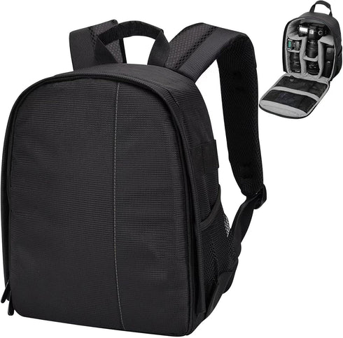 Camera Backpack Professional Camera Bag for DSLR/SLR Mirrorless Camera, Photography Backpack Case for Women Men Photographers, Camera Case Compati...