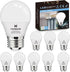 hansang A15 LED E26 Small Light Bulb, Daylight 5000K, 60Watt Equivalent Ceiling Fan Light Bulbs, E26 Standard Base Appliance Light Bulb, 600 Lumen...