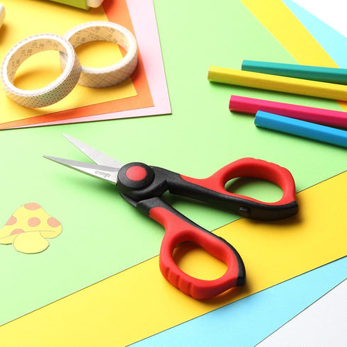 LIVINGO 4.5” Small Sharp Embroidery Scissors, Precise Detail Pointed Tip Stainless Steel Shears for Cutting Fabric, Needlework Thread Yarn Craft S...
