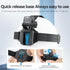 Head Strap Cap Clip Mount with Phone Clip Vertical Mount Kit, 2-in-1 Cellphone POV Selfie Holder Head Mount for Go Pro Max Hero Insta360 DJI Actio...