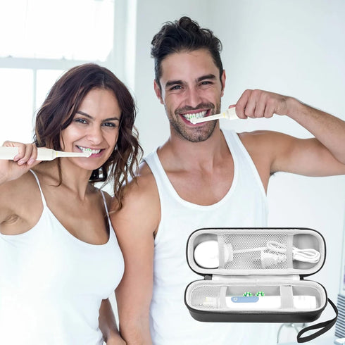 Toothbrush Travel Case Fits for Oral-B Pro 1000 5000 7500 7000 6000 9600 for Philips Sonicare ProtectiveClean 4100 6100 5100 6500 7500 Electric To...