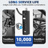 Cable Locks with Combination, 23.6Inch Steel Small Cable Rope Locks with 4-Digit Combination, Resettable Code for Bikes, Fence, Pet Door, Lockers,...