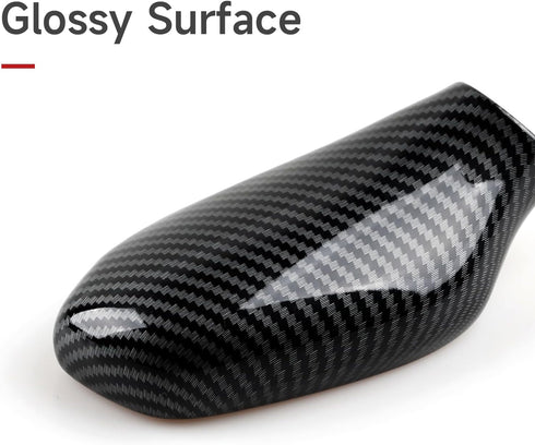 HENGYUESHANG Car Sticker Decals Gear Shift Knob Cover Carbon Color ABS Trim fits for BMW G30 G31 6GT G32 G11 G12 X3 G01 X4 G02 Accessories...
