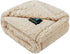 Luciphia Waterproof Dog Blanket Soft Pet Sherpa Calming Thick Blankets,Leakproof Cozy Pet Puppy Blanket for Medium Large Dogs Cats,Sofa Bed Car Co...