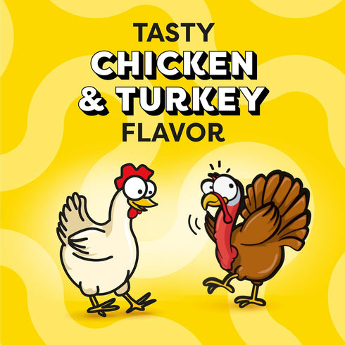 TEMPTATIONS Meaty MixUps with Chicken & Turkey Savory Cat Treats, 4.12 oz. Pouch...