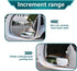 2 PCS Car Rearview Blind Spot Mirror, Adjustable High-definition Rectangular-shaped Mirror, Frameless Wide-angle Convex Mirror, Universal Auxiliar...