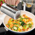 Accmor 2pcs Stainless Steel Dredge, Salt Pepper Dredge Shakers with Handle, Seasonings Spice Shakers with Lid, 14 Ounce...