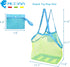 Mesh Beach Bag - Foldable Large Children's Storage Bag, Classic Mesh Toy Tote for Beach, Clothes, Towels, Shells...