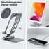 Nillkin Fast Wireless Charger - Metal Foldable and Adjustable Wireless Charging Stand for iPhone 15 14 13 12, Samsung Galaxy S24 S23 S22 S21 Ultra...