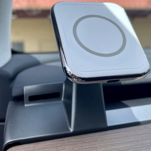 Aporia - MagSafe Tesla for iPhone +12 | Compatible for Tesla 3 & Y +2021 Compatible for MagSafe | 15W Fast Charging Magnetic Wireless Holder on Ai...
