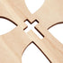 Bright Creations Wooden Crosses for Crafts - 12-Pack, 3 Sizes & Light Brown Unfinished Wood - DIY Blank Crosses with Stands - for Baptism Favors &...