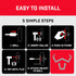 Bullfix TV Kit - Drywall Anchors for TV Bracket, Hollow Wall Anchor & Screws for Mounting TV to Drywall, Wall Mount Hardware Kits, Heavy Duty Wall...