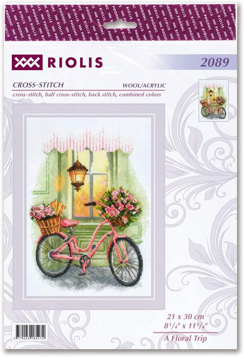 RIOLIS Counted Cross Stitch kit Floral Trip...