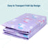 Wildkin Kids Cotton Nap Mat Cover – Soft, Sewn-in Flap, Durable & Fits 1.5" Vinyl Sleep Mats - Unicorn...