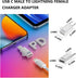 iPhone 15 Charging Adapter,MFi Certified USB C Male to Lightning Female Connector Type-C to 8 Pin PD Fast Charging Converter Data Sync for iPhone ...