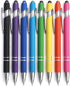 8 Pack Ballpoint Pen 2-in-1 Stylus Retractable Ballpoint Pen with Stylus tip, Metal Stylus Pen for Touch Screens, 1.0 mm Black Ink......