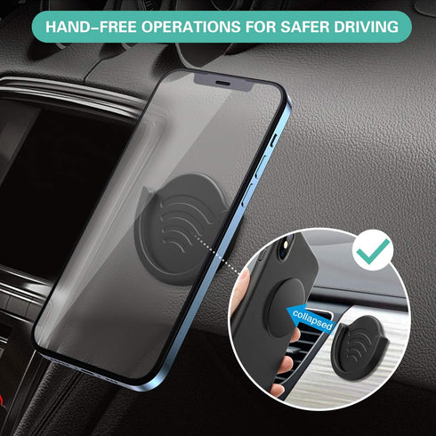 pop-tech Car Grips Mount for Phone Stand, 2 Pack Phone Holder for Collapsible Grip/Socket Mount Users with 3M Sticky Adhesive Replacement Used on ...