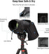 NEEWER Camera Rain Cover, Small Size Durable Nylon Raincoat Compatible with Canon Sony Nikon DSLR Mirrorless Vlog Camera & Lenses Within 200mm, wi...