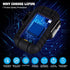 LcFun Electric Lighter, Plasma Lighter Waterproof Arc Lighter Windproof USB Lighter Rechargeable with Emergency Whistle for Hiking, Camping, Adven...