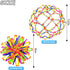 2 Pcs Colorful Sphere Breathing Ball Toy-Expandable Ball Great Anxiety Reliever Stresss Ball,Collapsible Magic Ball Toy Apply for Children and Adu...