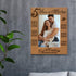 KATE POSH - 5 Years of Marriage Photo Frame - Happy 5th Anniversary Wood - Engraved Natural Solid Wood Picture Frame (5x7-Vertical)...