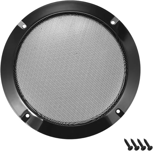 uxcell 8" Speaker Grill Mesh Decorative Circle Woofer Guard Protector Cover Accessories Black...