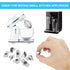 8Pcs 1/2 Inch Mini Caster Wheels Low Profile, Self Adhesive Single Direction Tiny Wheels, Little Rubber Rolling Wheels with Steel Top Plate for Sm...