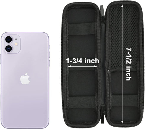 Cosmos Black Color EVA Hard Shell Stylus Pen Pencil Case Holder Compatible with Apple Pencil, Wacom Stylus Executive Fountain Pen, Ballpoint Pen, ...