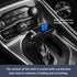 auovo Gear Shift Knob Trim for Charger Accessories Challenger 2015-2023 / Durango 2016-2023 (Black-Blue)...