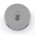 Master Magnetics Round Base Magnet with Bolt - 2.65" Diameter, 1.275" Total Height, 65 Pound Pull, Chrome, Pack of 2, RB70B3NX2...
