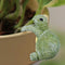 Tortoise Figure Plant Pot Hanger, Resin Hanging Turtle Statue Plant Pot Hugger Cute Climbing Tortoise Flower Pot Hanger Figurines Planter Pot Gift...