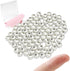 MKCYD Sterling Silver Beads for Jewelry Making,Genuine 925 Silver Smooth Round Ball Beads,Solid 925 Sterling Silver Spacer Beads for DIY Bracelet ...