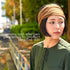 CHARM Womens Linen Head Band Mens Bandana Natural Elastic Hairband Sports Fashion Wrap Burgundy...
