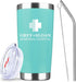 Greys Grays Anatomy Merch,Tv Show Merchandise 20 Oz Insulated Stainless Steel Iced Coffee Tumbler With Lid Straw And Straw Brush,Funny Travel Coff...