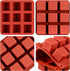 Square Silicone Mold, 8 Cavity Cube Cake Mold Non-Stick Baking Mold for Mousse Cake. French Dessert, Chocolate, Brownie, Ice cream, Truffle, Jelly...