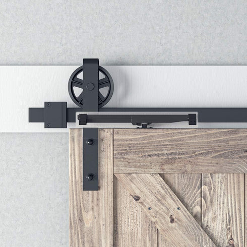SMARTSTANDARD Barn Door Soft Close Kit, Matching A Door Weighing up to 88 Pounds, Equipped with Spring Buffer Damper, Upgrade Hole-Free Version, 2...