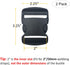 2 Set 2 Inch Flat Dual Adjustable Plastic Quick Side Release Plastic Buckles and Tri-glide Slides for Luggage Straps Pet Collar Backpack Repairing...